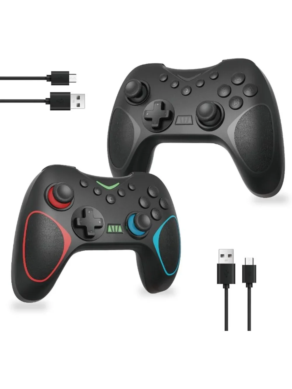 2 Pack Wireless Game Controllers for Nintendo Switch & PC - Enhanced Gaming